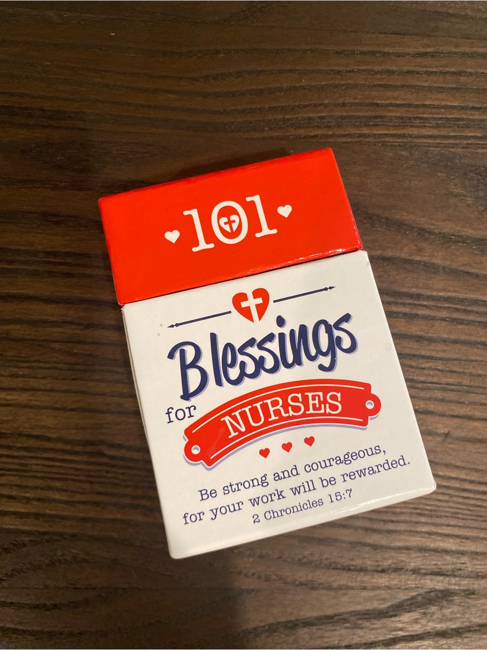 101 Blessings for Nurses - Inspirational Card Deck (Red & White)